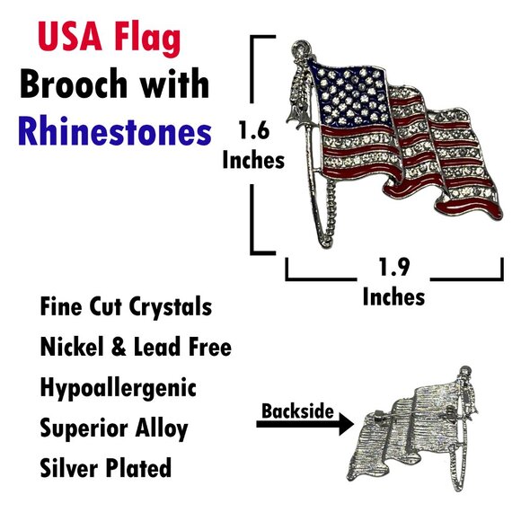 Cowgirl Belt Buckle and USA Flag Brooch Christmas Tin Set Western Buckles Rodeo - Picture 3 of 16